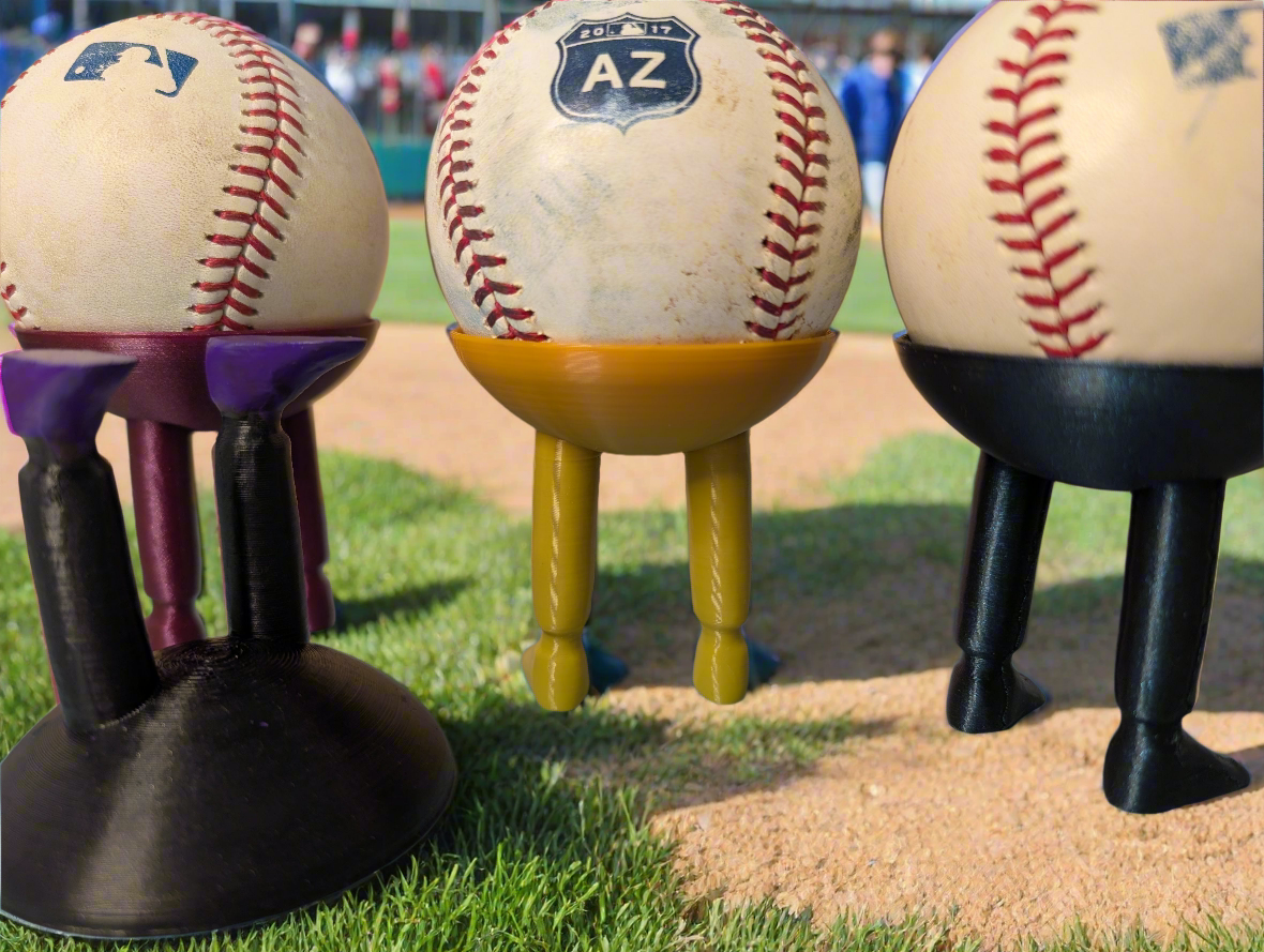Baseball Legs - secure display stand