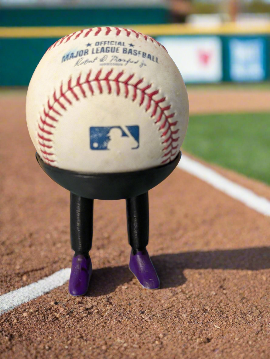 Baseball Legs - secure display stand