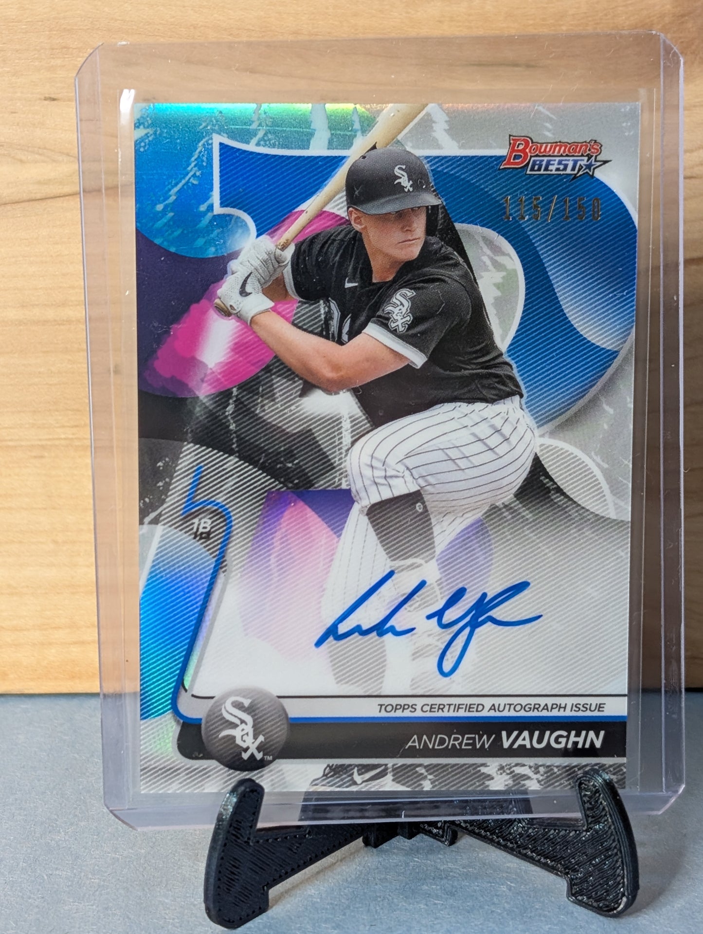 Andrew Vaughn Bowman Best 2020 Auto /150 Blue Refractor