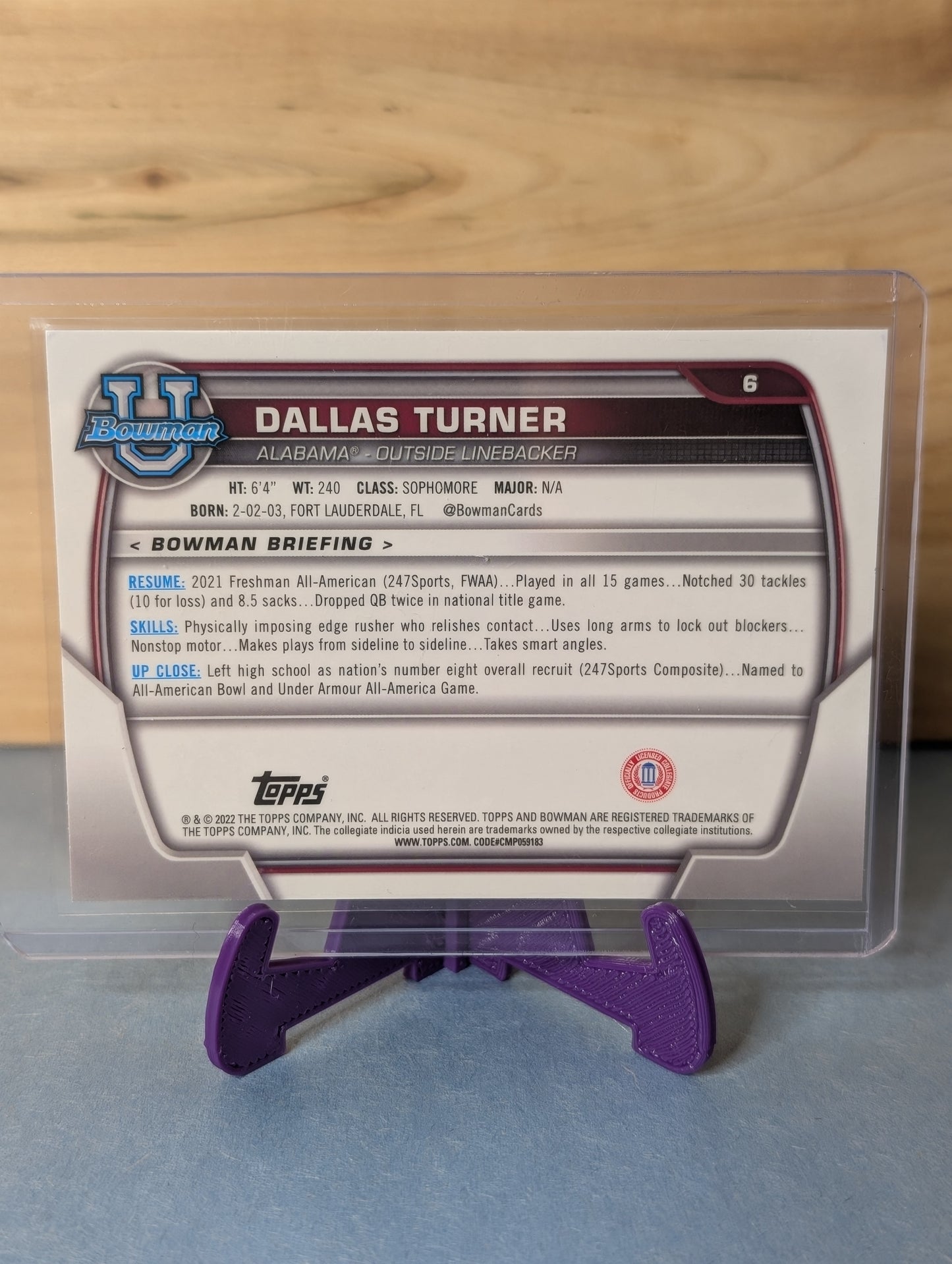 Curated Football card set of Bowman 1st ( 1 of 2 )