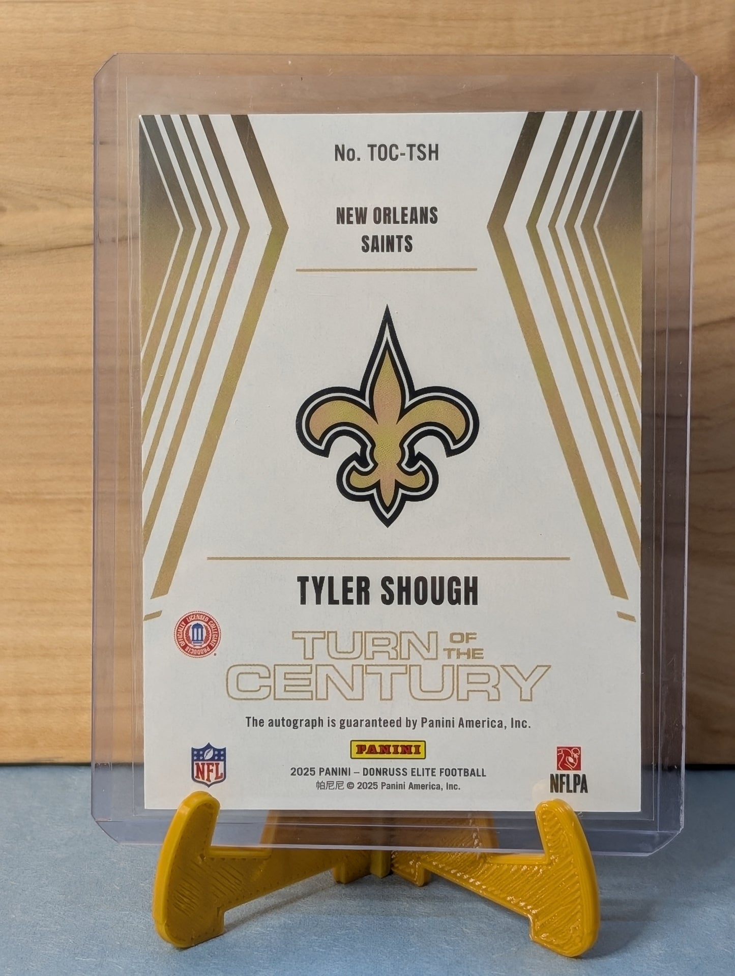 Autographed Tyler Shough Rookie