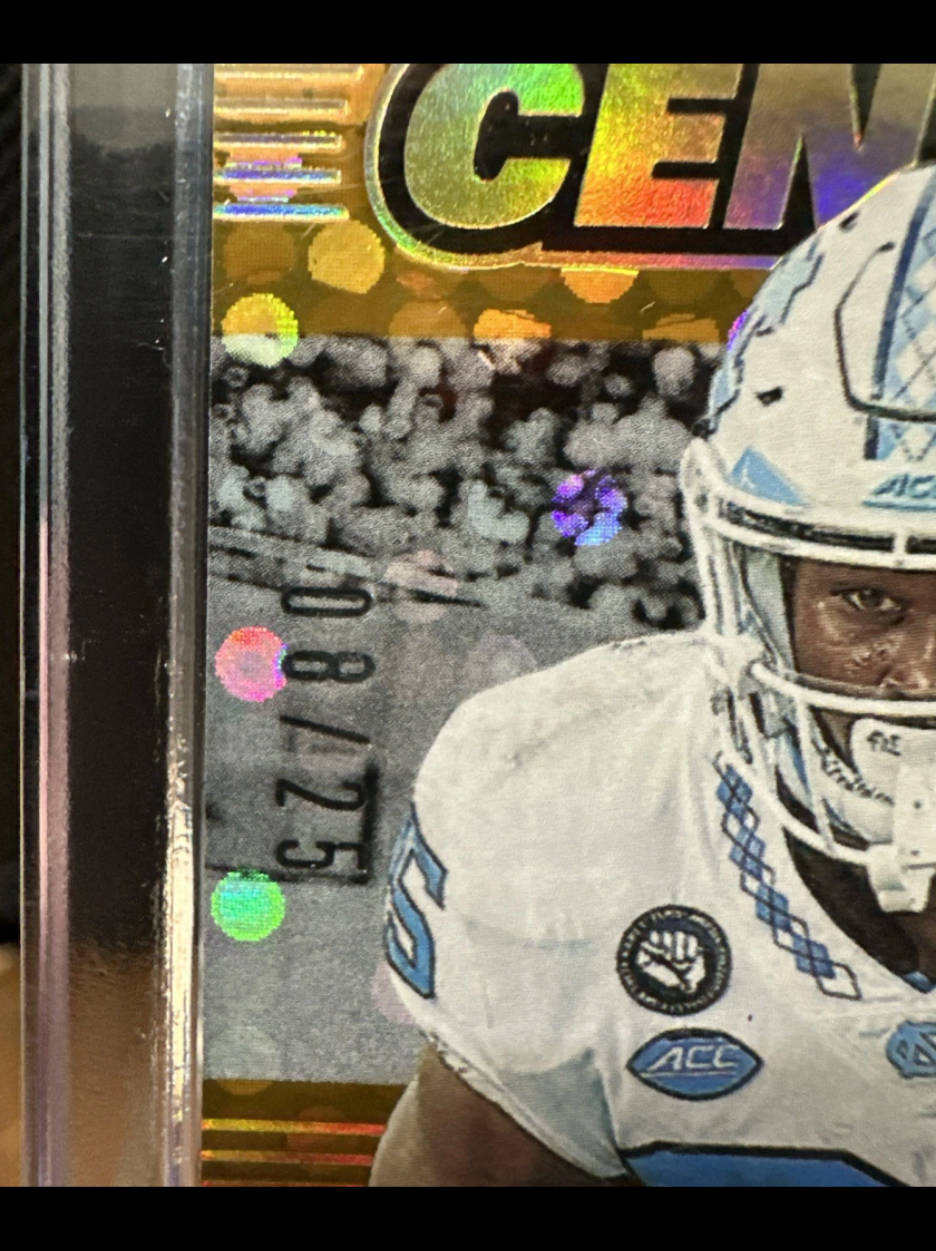 2021 Panini Donruss Elite Javonte Williams (RC) /25 Orange Auto Turn The Century