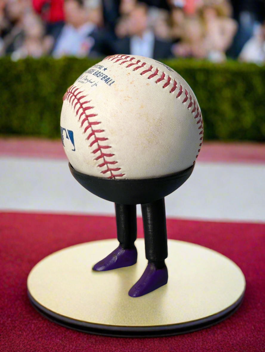 Baseball Legs - secure display stand