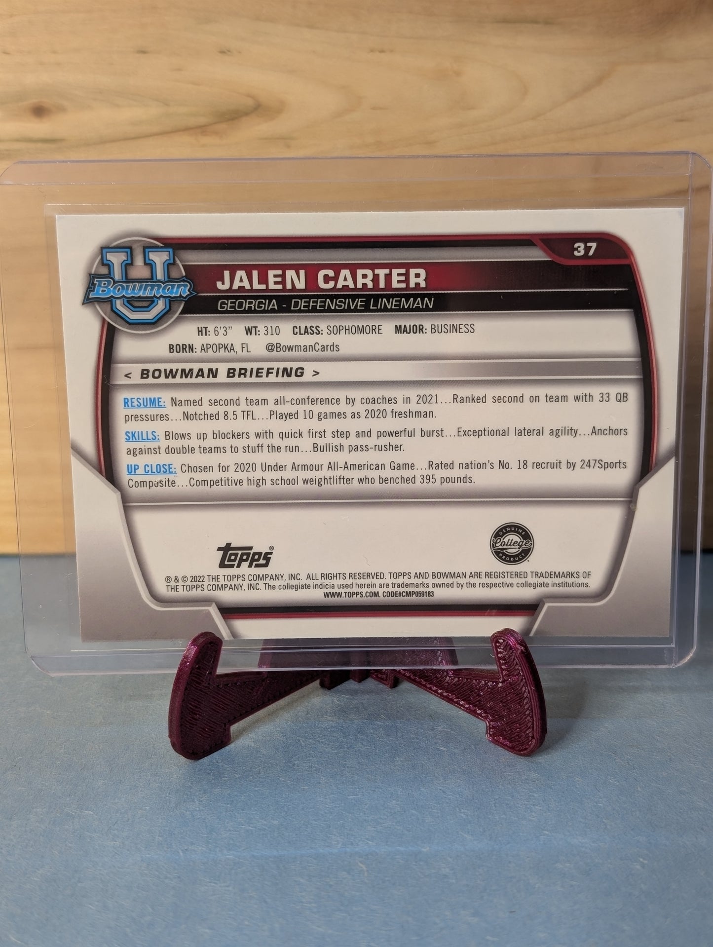 Curated Football card set of Bowman 1st  ( 2 of 2 )