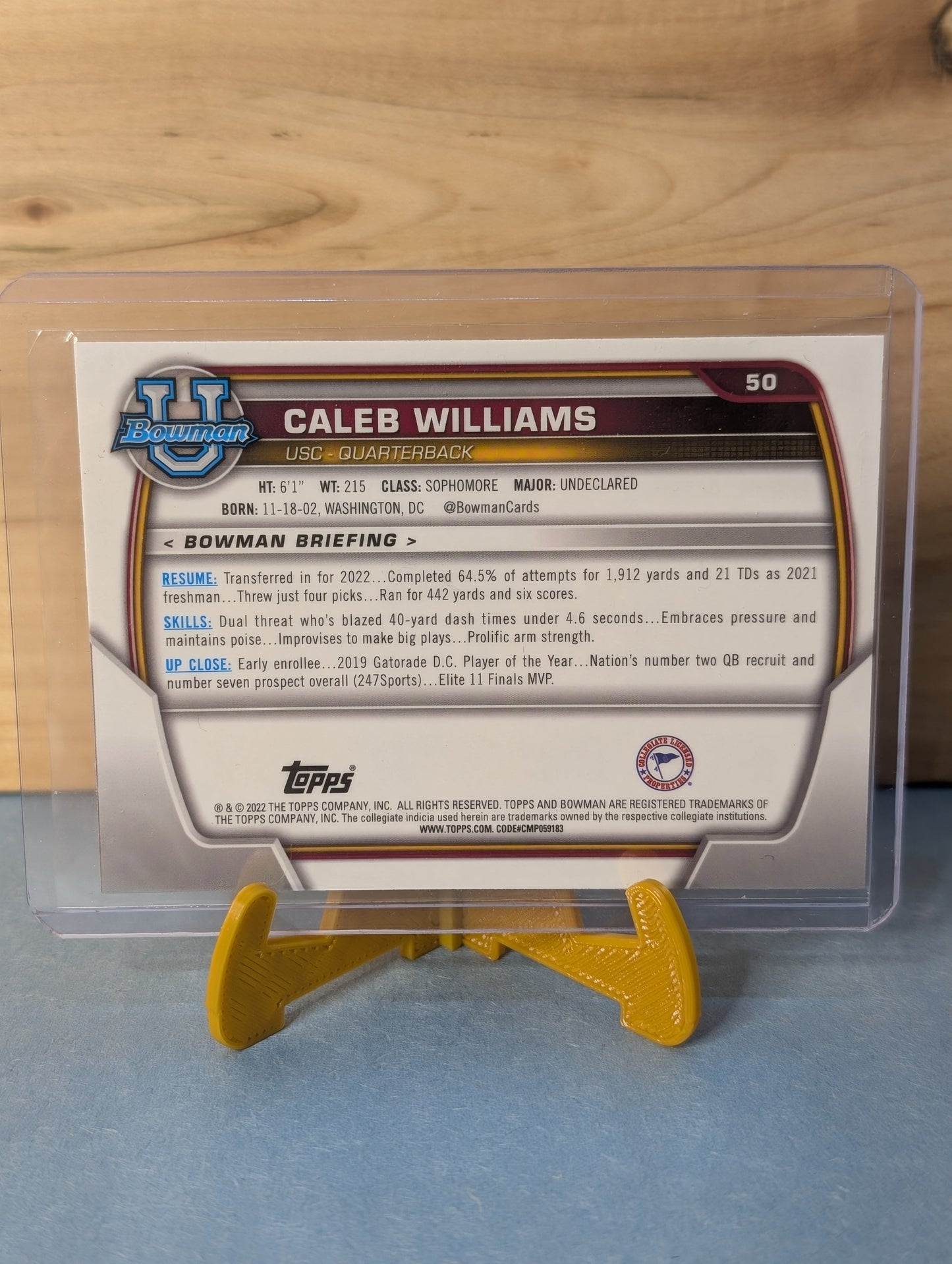 Curated Football card set of Bowman 1st  ( 2 of 2 )