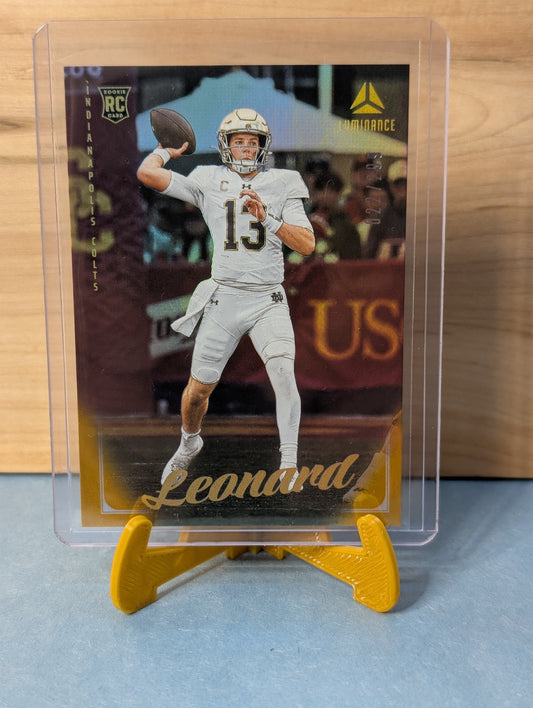 2025 Panini Luminance GOLD Riley Leonard Rookie /299 Colts QB
