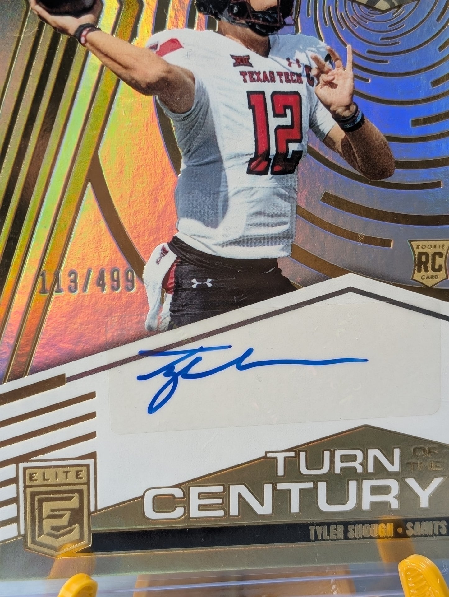 Autographed Tyler Shough Rookie