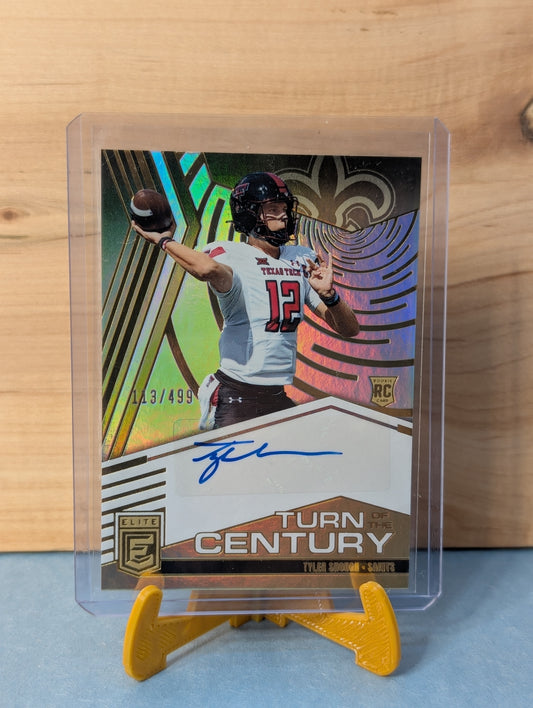 Autographed Tyler Shough Rookie