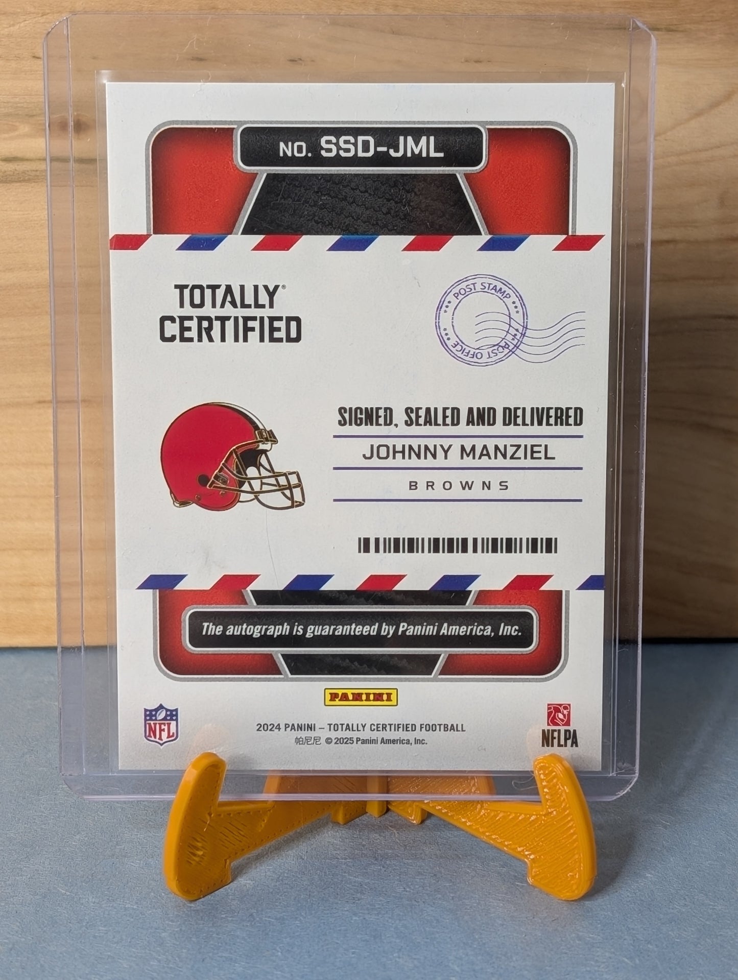 Johnny Manziel Auto 2024 Totally Certified SSD-JML
